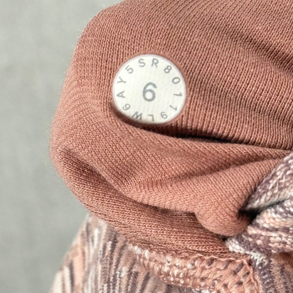 Lululemon Wunder Under High-Rise Crop Full on LUON Jacquard Smoky Blush Multi 6 - Picture 3 of 3